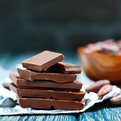 chocolate and aroma spice on a table