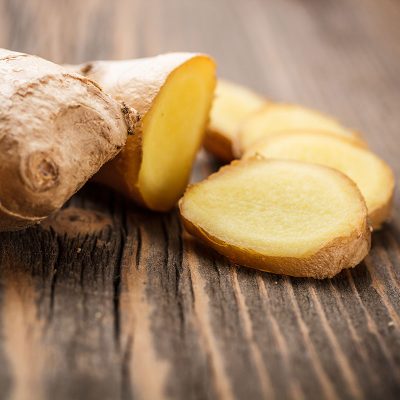 Close up of fresh ginger